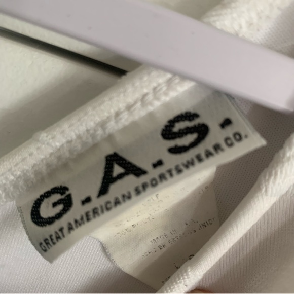 Vintage Gas Dress white tank top mini size large - Picture 3 of 5